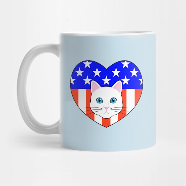 ALL AMERICAN CAT LOVER by Cat In Orbit ®